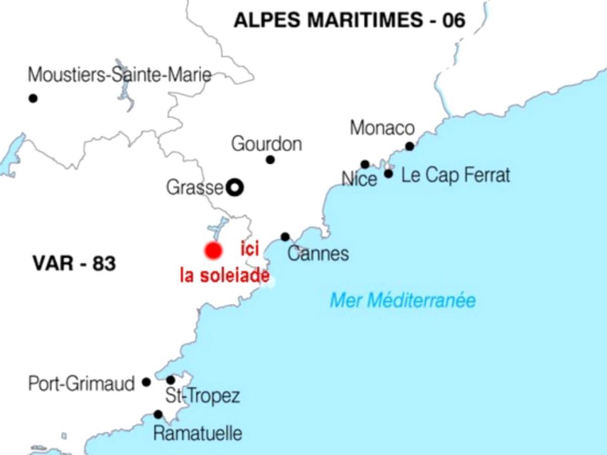 la Soleiade Gites 2à4 pers au Lac de Saint-Cassien proximité Cannes Mandelieu la Napoule Frejus St Raphael Montauroux Exterior foto